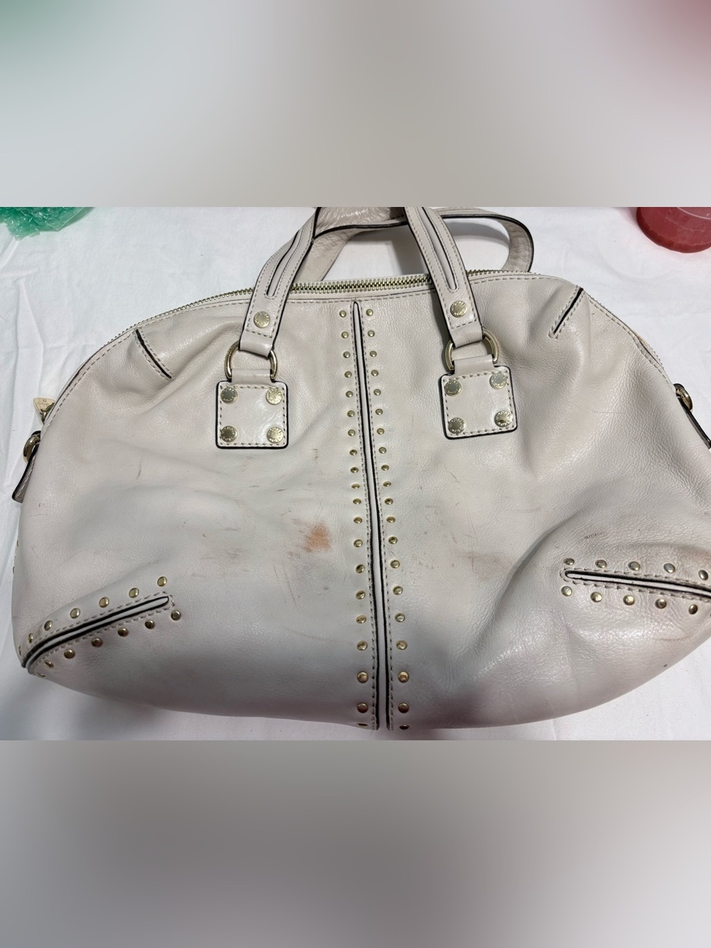 Michael Kors studded satchel